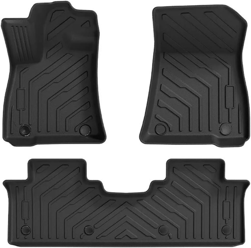 LHD for BYD Formula Leopard 5 2025 2024 2023 TPE Floor Mats & Cargo Liners, 3D Waterproof Car Double Carpet Backrest(3pcs Sets)