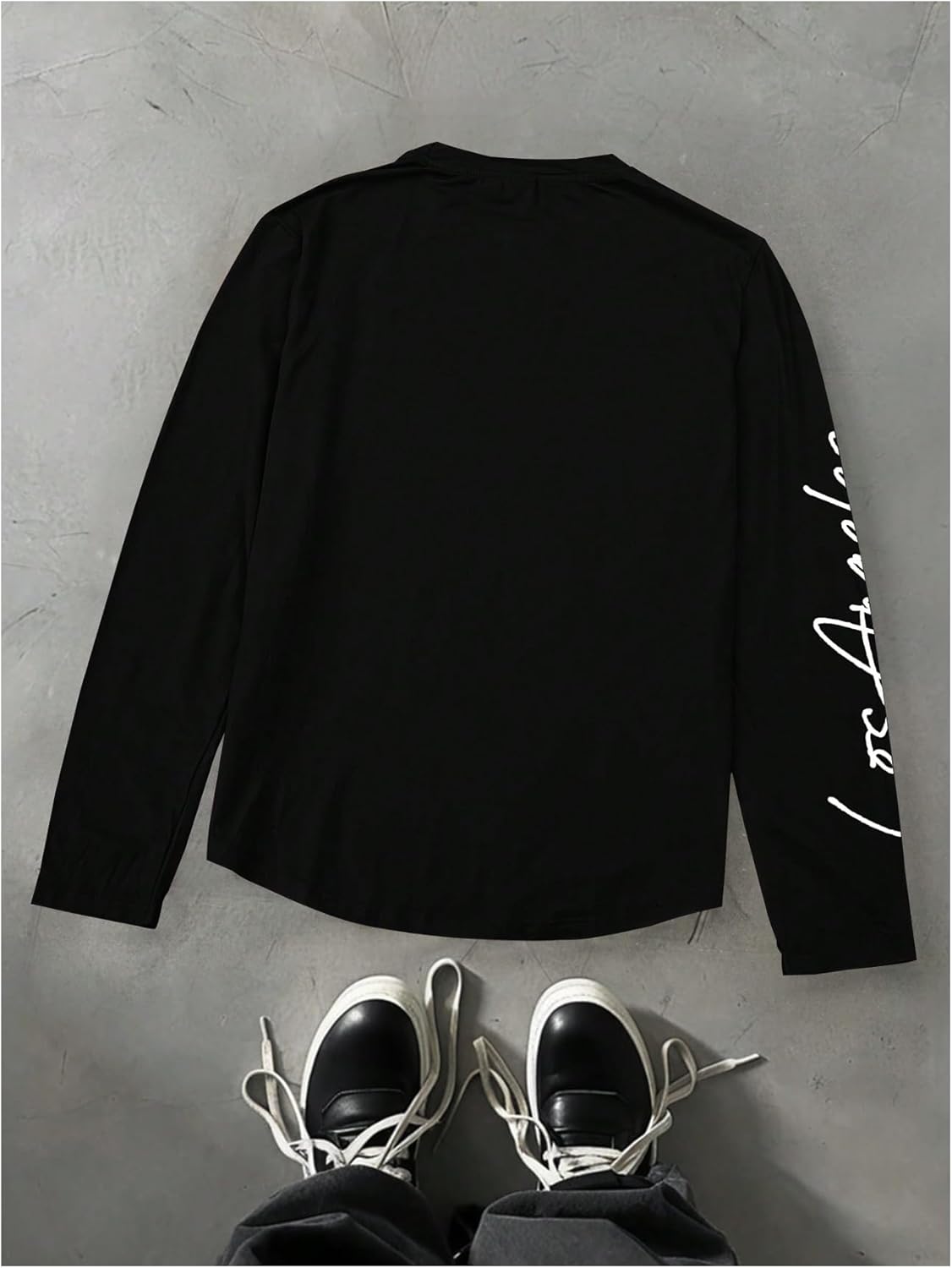 SOLY HUX Men's Graphic Tees Long Sleeve Crewneck T Shirt Casual Streetwear Hip Hop Tops - Image 2