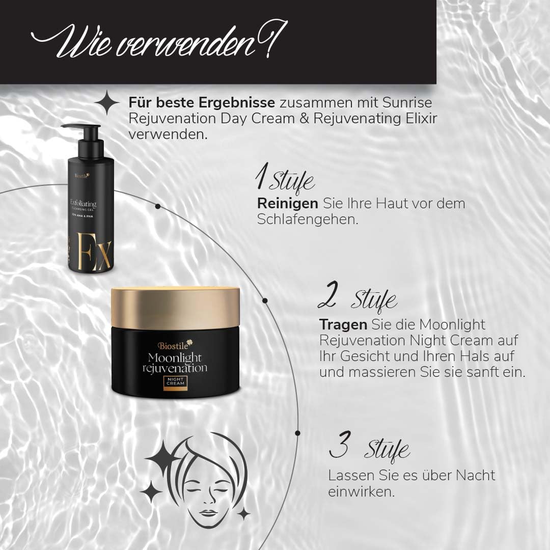 Moonlight Rejuvenation – Anti-Aging Nachtcreme mit Siliphos® und Ceramosides™ HP, 50 ml