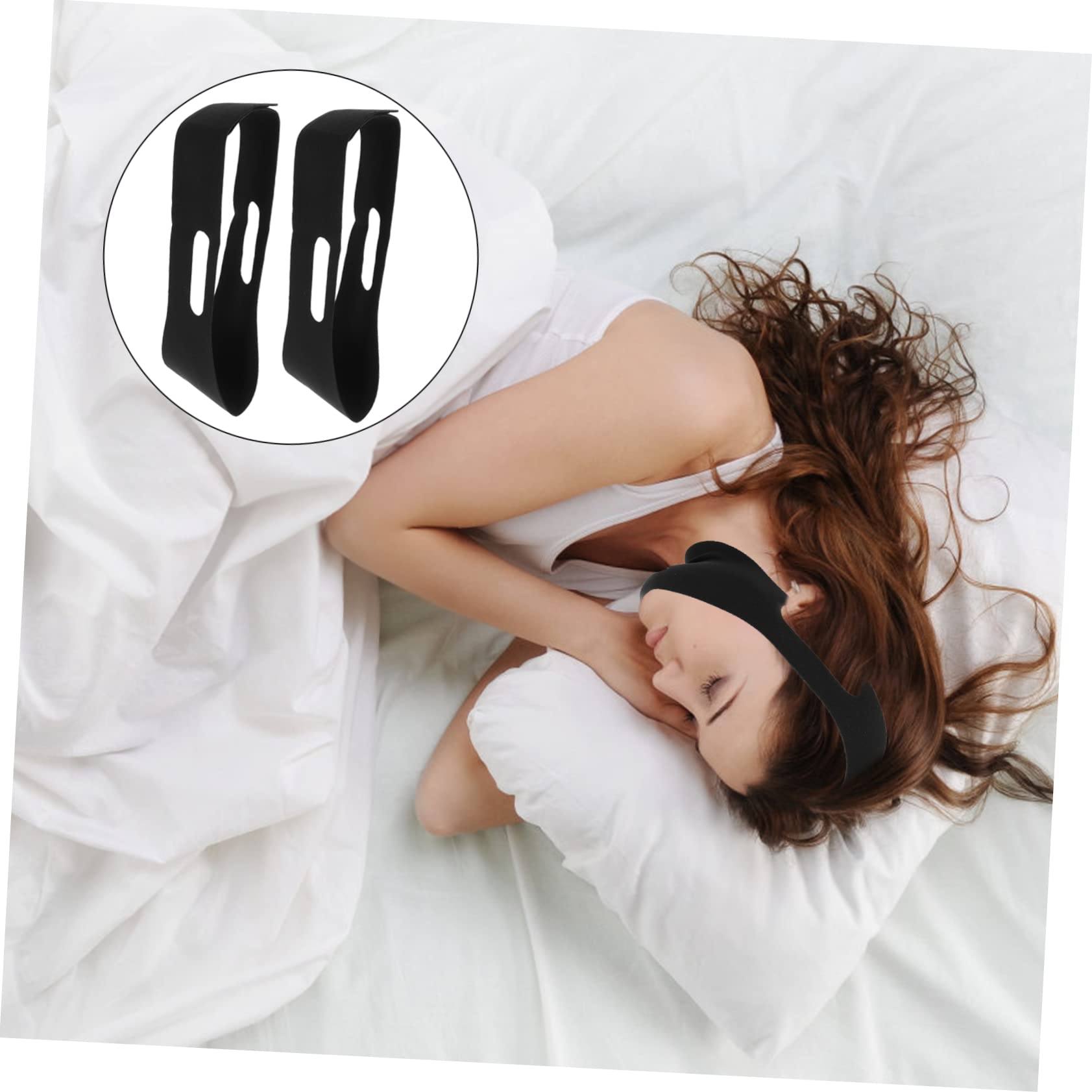 Didiseaon 10 Piezas Cinturón De Ronquidos Para Adultos Dispositivo De Solución De Ronquidos Levantador De Mejillas Correa De Barbilla Para Roncar Correa Unisex Correa De