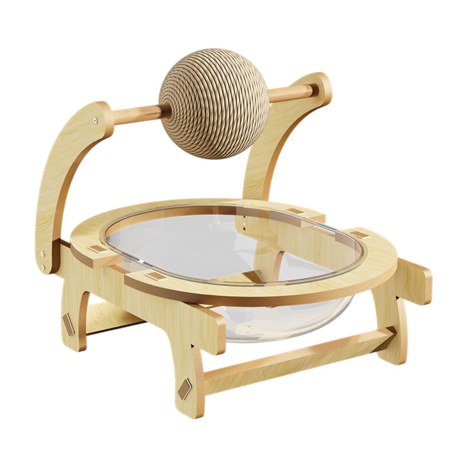 Lit pour chat capsule bois pour observer votre chaton dormir au salon