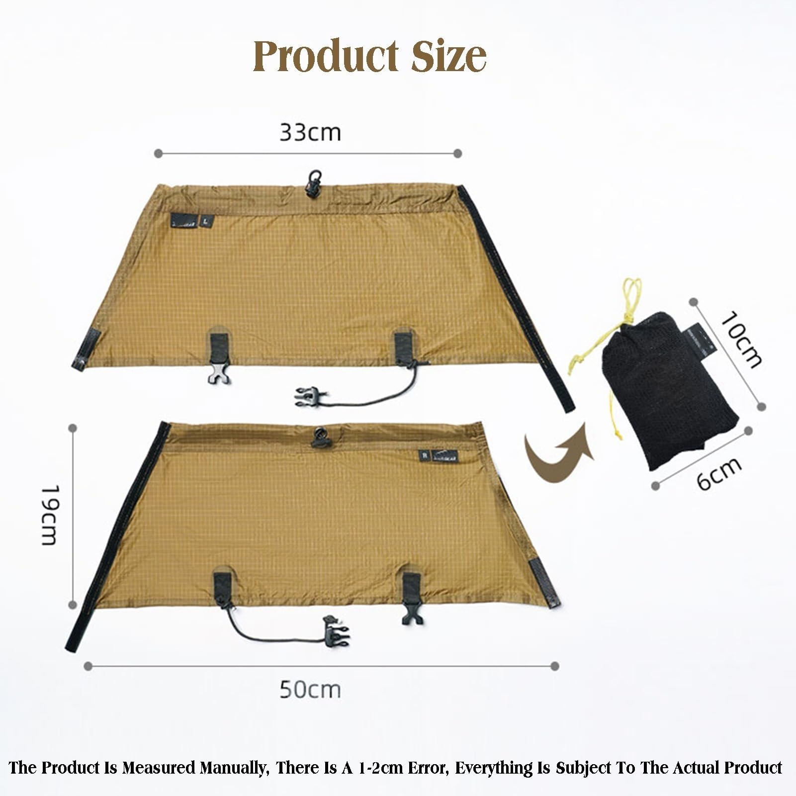 Polainas Ajustables For Hombres Y Mujeres, For Senderismo, Escalada, Caza Y Nieve, con Bolsa De Almacenamiento, Talla Única.(Black)