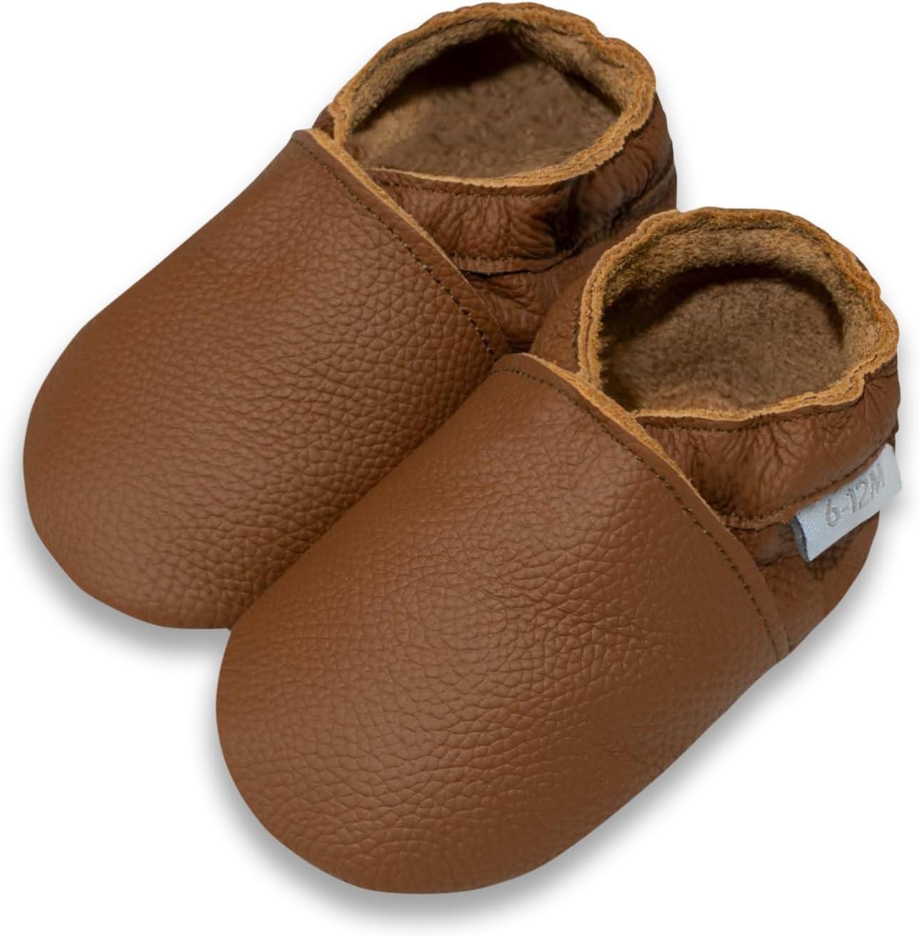 Leather Baby Shoes Boys Girls Moccasins Infant Toddler Slippers Soft Sole Anti-Slip Baby Walking Crib Shoes