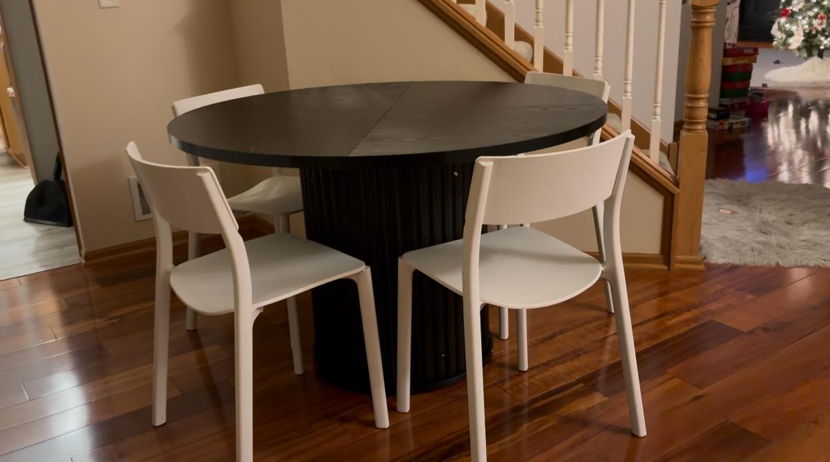 Watch Stunning Round Table Upgrade for Your Dining Space - LX on Amazon ...