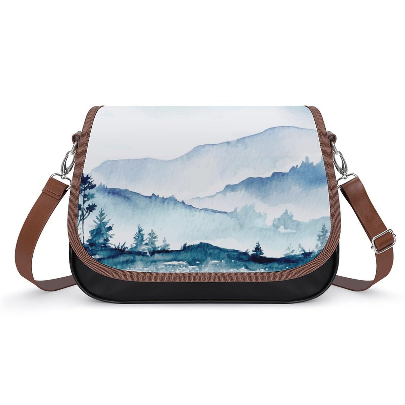 Sac messager imperméable paysage montagnes protège vos affaires - 8