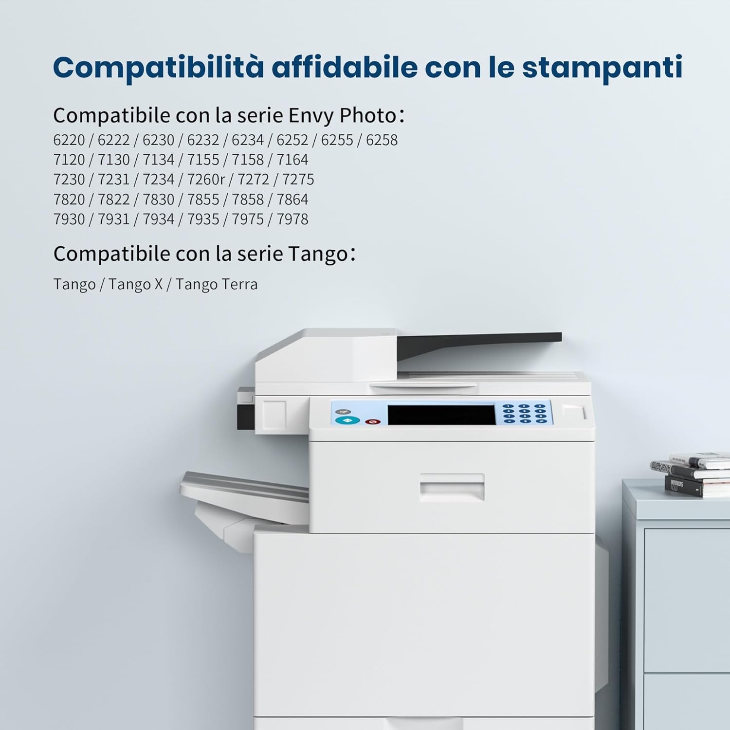 303 XL Nero Cartuccia d'inchiostro Compatibili per Cartucce HP 303 (1 Nero) | Envy Photo 6230, 6232, 6220, 7134, 7830, 7130, 7100, 7800, 6234, 7120, 7820, 7155, Tango X, con chip, Compatibili per HP