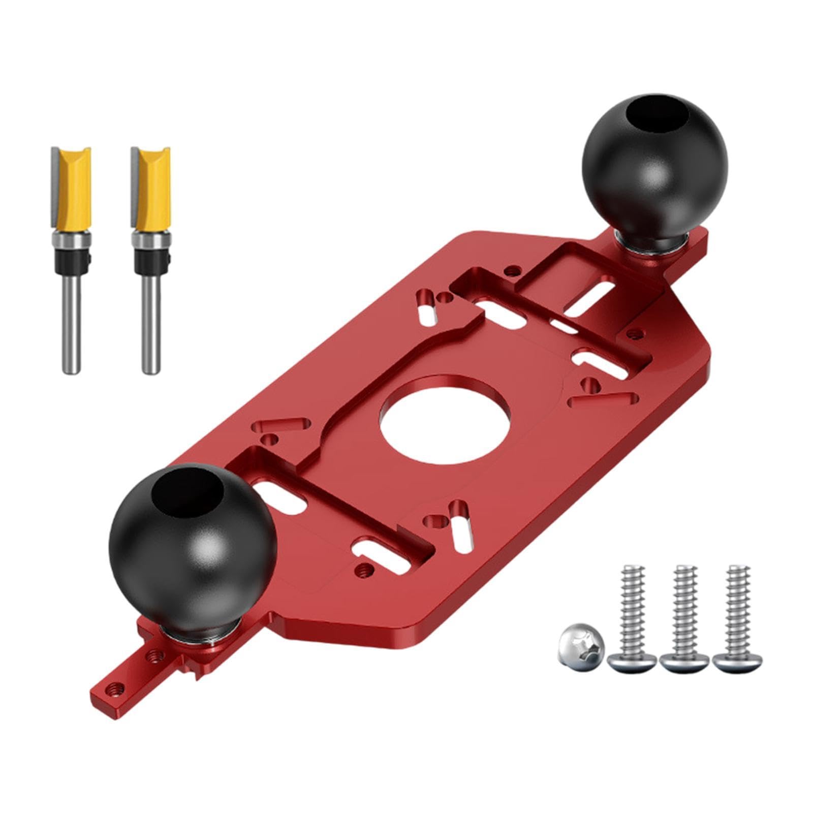 Gabarit de coupe rond et support de fraisage en alliage d'aluminium durable pour l'ébénisterie