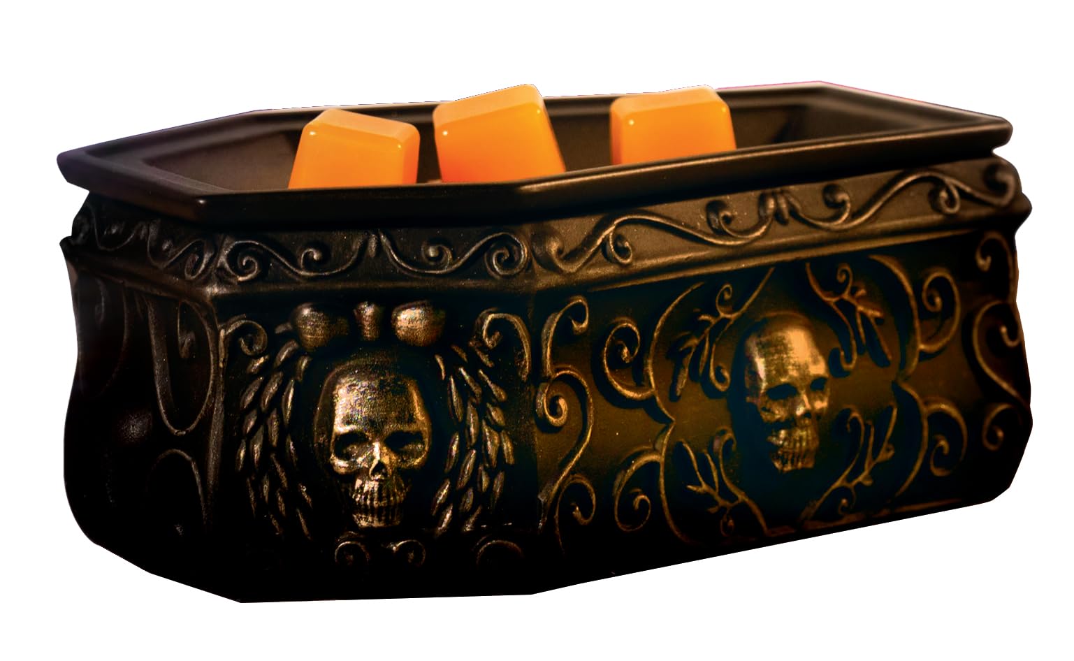 Scentsationals Halloween Wax Melt Warmer, für Duftwachs Melts - Halloween Collection Muerto - Gruseliger Duftwärmer für Würfel und Tarts