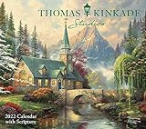 Thomas Kinkade Studios 2022 Deluxe Wall Calendar with Scripture