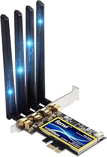 MQUPIN T919 Wireless PCI Wifi Card WiFi Adapter for macOS Continuity Handoff BCM94360CD Native Airport WiFi BT 4.0 1750Mbps 5GHz/2.4GHz MIMO 802.11ac Beamforming+WLAN PCI-E Card+Play Cataline Mojave OS X