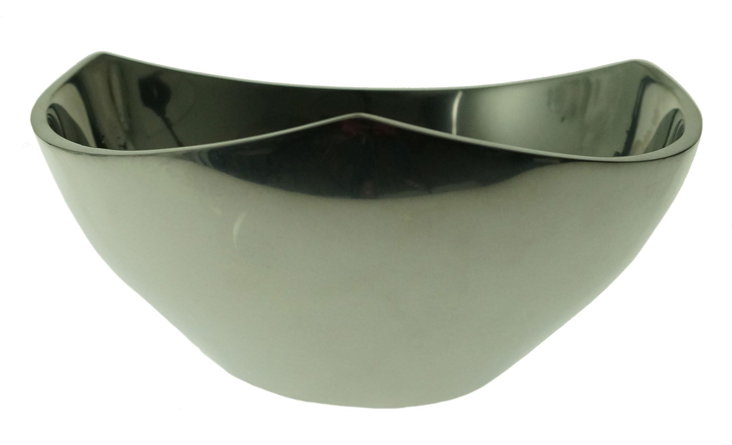 Amazon.com: nambe Tri-Corner Salad Bowl | Chilled Serving Dish for