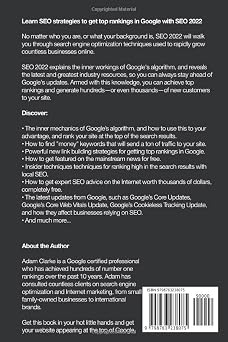 SEO 2022 Learn Search Engine Optimization With Smart Internet Marketing Strategies: Learn SEO with smart internet marketing strategies