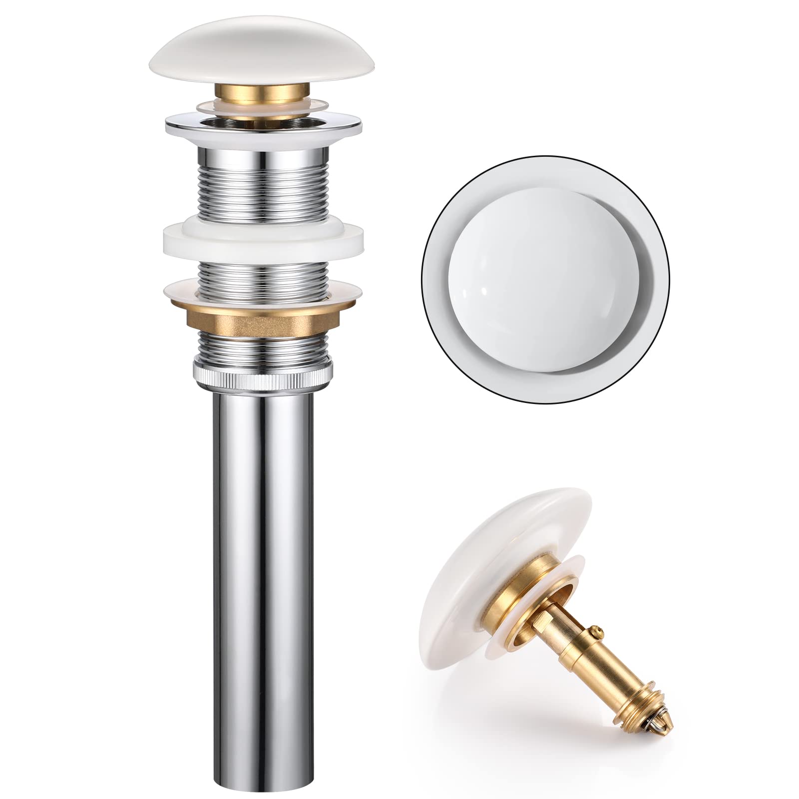 Buy OTOmitra Universal Drain Fitting without Overflow for Sinks and