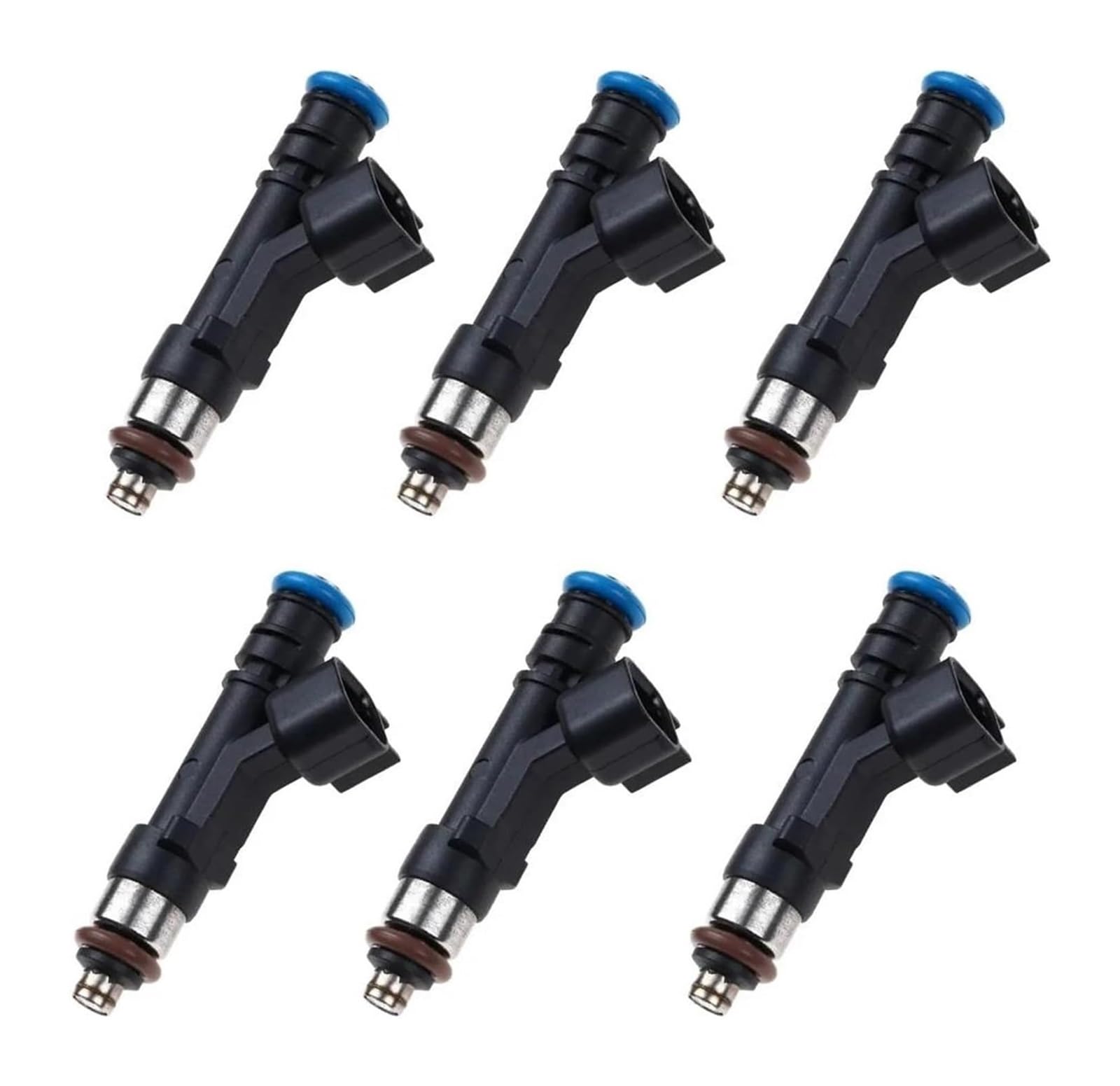 Wekpopmevl 6Pcs Oil Petrol Fuel Injector Nozzle For Jeep For Liberty For Dodge For Dakota For Mitsubishi 3.7L 0280158020 53032701Aa Supply 1/6 Pcs Auto Fuel Injectors Nozzle(6Pcs)