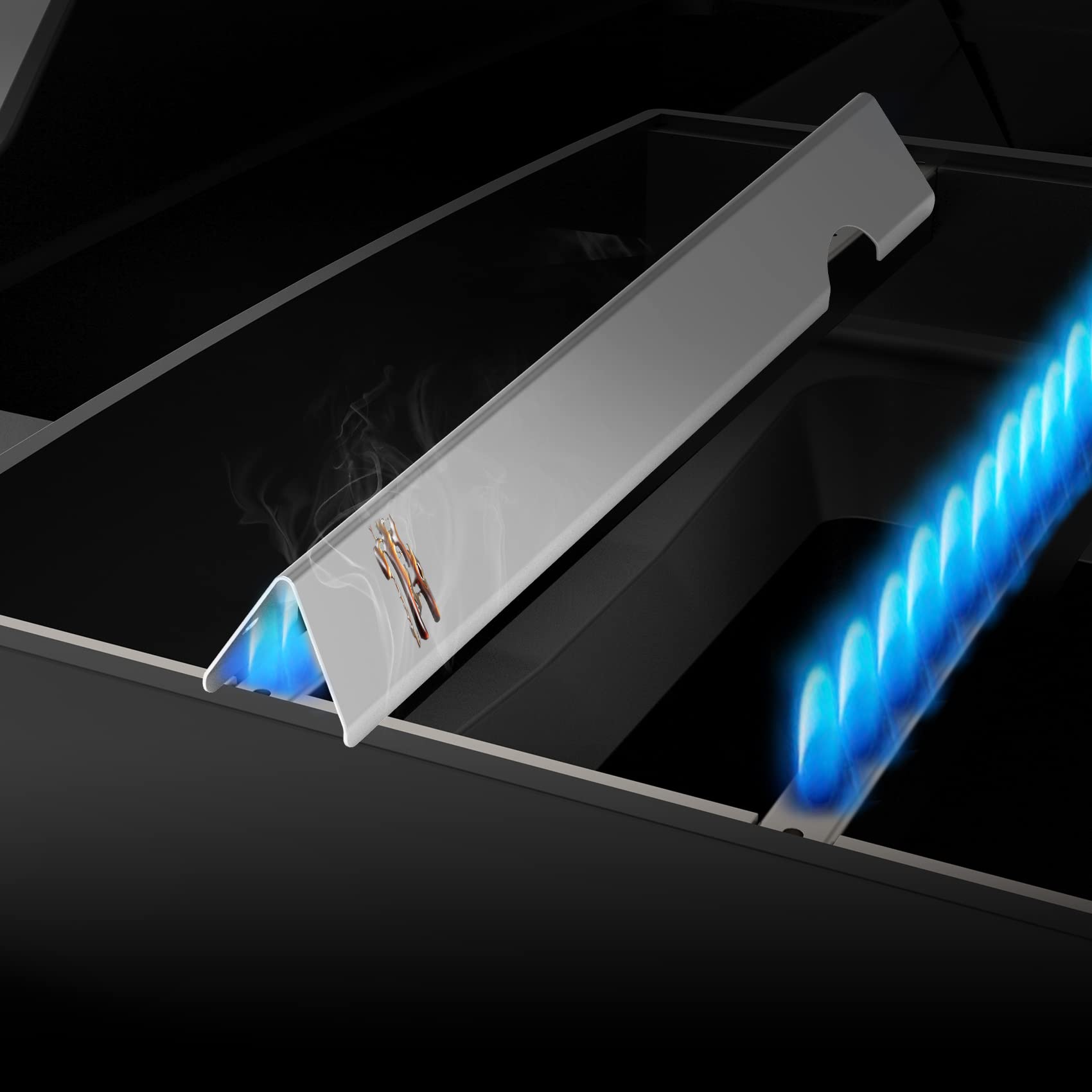 Onlyfire Flavorizer Bar Acciaio Inox 7 Pezzi Weber Genesis II/LX 400