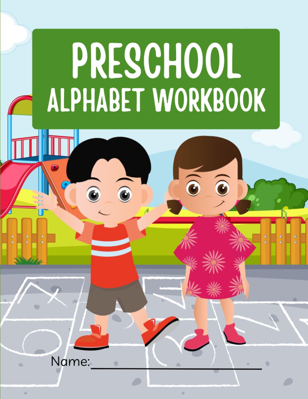 Preschool Alphabet Workbook: Kindergarten Letters Tracing and Writing
