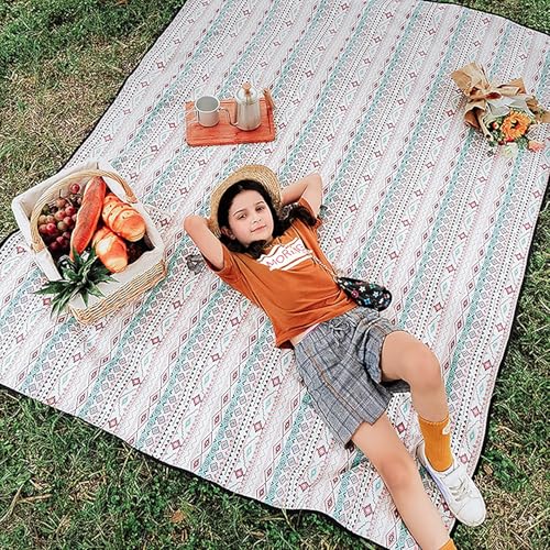 Image of FDSHIP Oligitdi Outdoor Foldable Beach Picnic Mat /Camping mat (Beige)