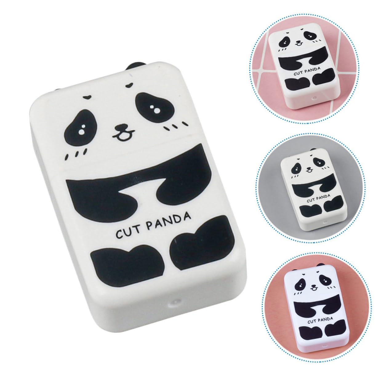 OSALADI 4 Set Gomma Da Cancellare Panda Bullette Carine Gomme Da Cancellare Panda Gomme Da Scrivere Cancella Cartone Animato Gomma Da Cancellare Portatile Eliminati Di Fumetti 10 Pezzi*4