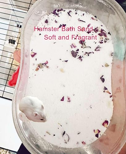 Miniatura 5 de Arena de baño de hámster, arena natural sin polvo, arena de baño, arena del desierto, flor perfumada, arena limpia para orinal para animales