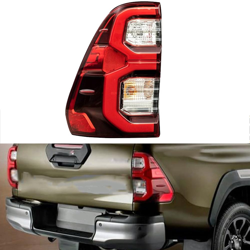 Rear Tail Light Reversing Light Housing Brake Light Cover without Bulb for Toyota REVO 2020 2021 2022