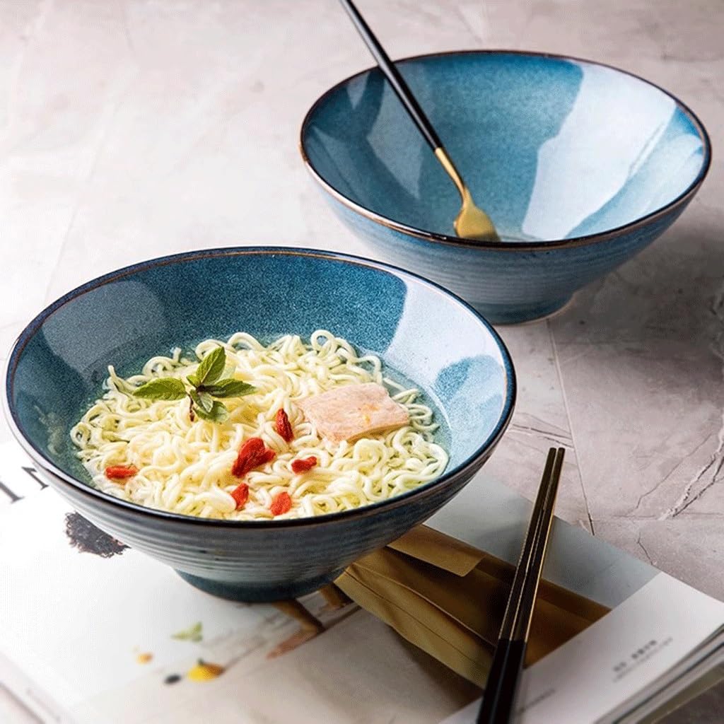 Miski na zupę kreatywna domowa miska na ramen, ceramiczna miska na zupę, duża retro miska na makaron miski na obiad