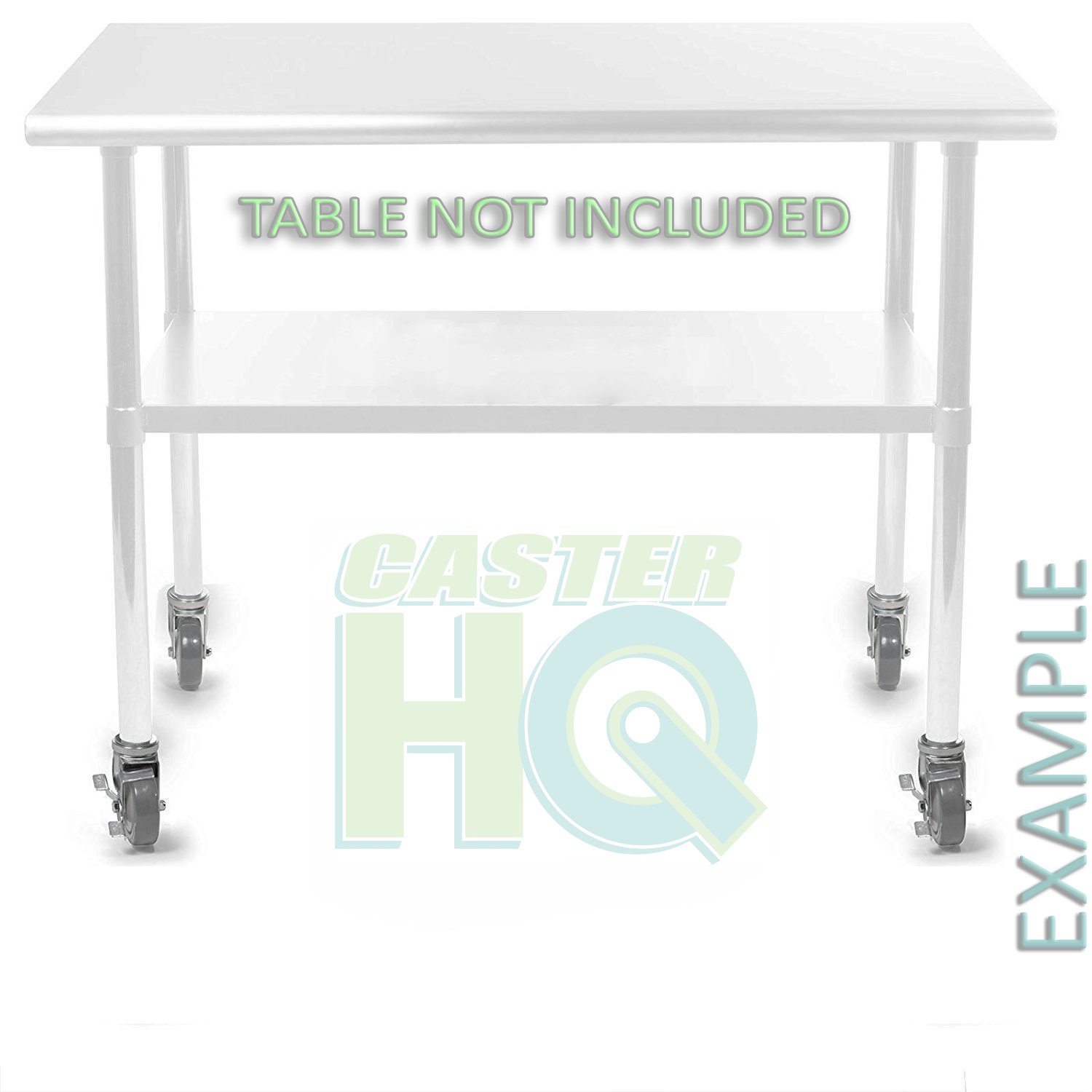 Amazon.co.jp: CasterHQ - 4インチ NSF認定のトータルロック