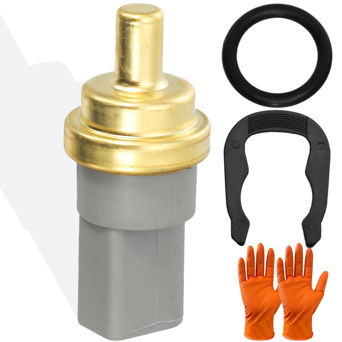 ZAMDOE 06A919501A 2-pinowy czujnik temperatury płynu chłodzącego wodę dla Skoda do siedzenia dla Audi A3 A4 A5 A6 A8 Q3 Q5 Q7 TT do VW do Golfa do Passata A919501 158-0784