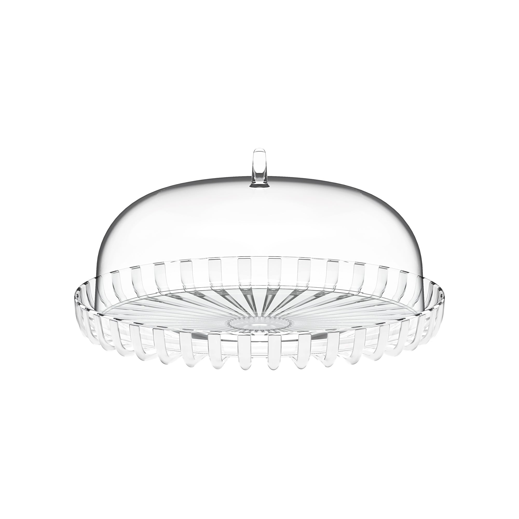 GUZZINI - Ensemble A Gâteau "Dolcevita", Bio-Based Plastic, Mother of pearl, 31x31xh16