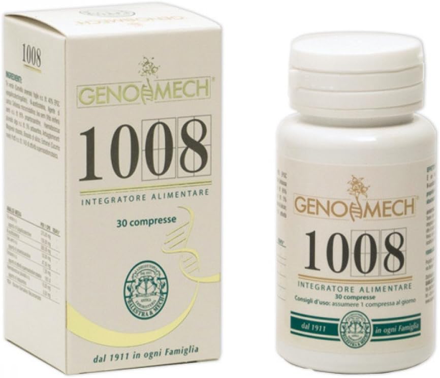 Gianluca Mech Genomech 1008 Food Supplement 30 Tablets