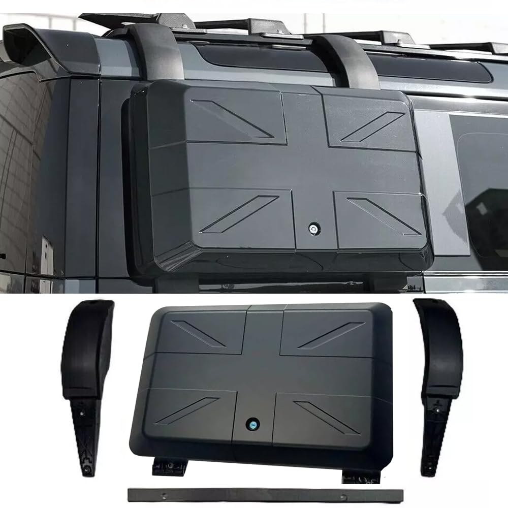 Matte Black Exterior Side Mounted Gear Box Carrier Fits for Defender 90 110 2020 2021 2022 2023 2024