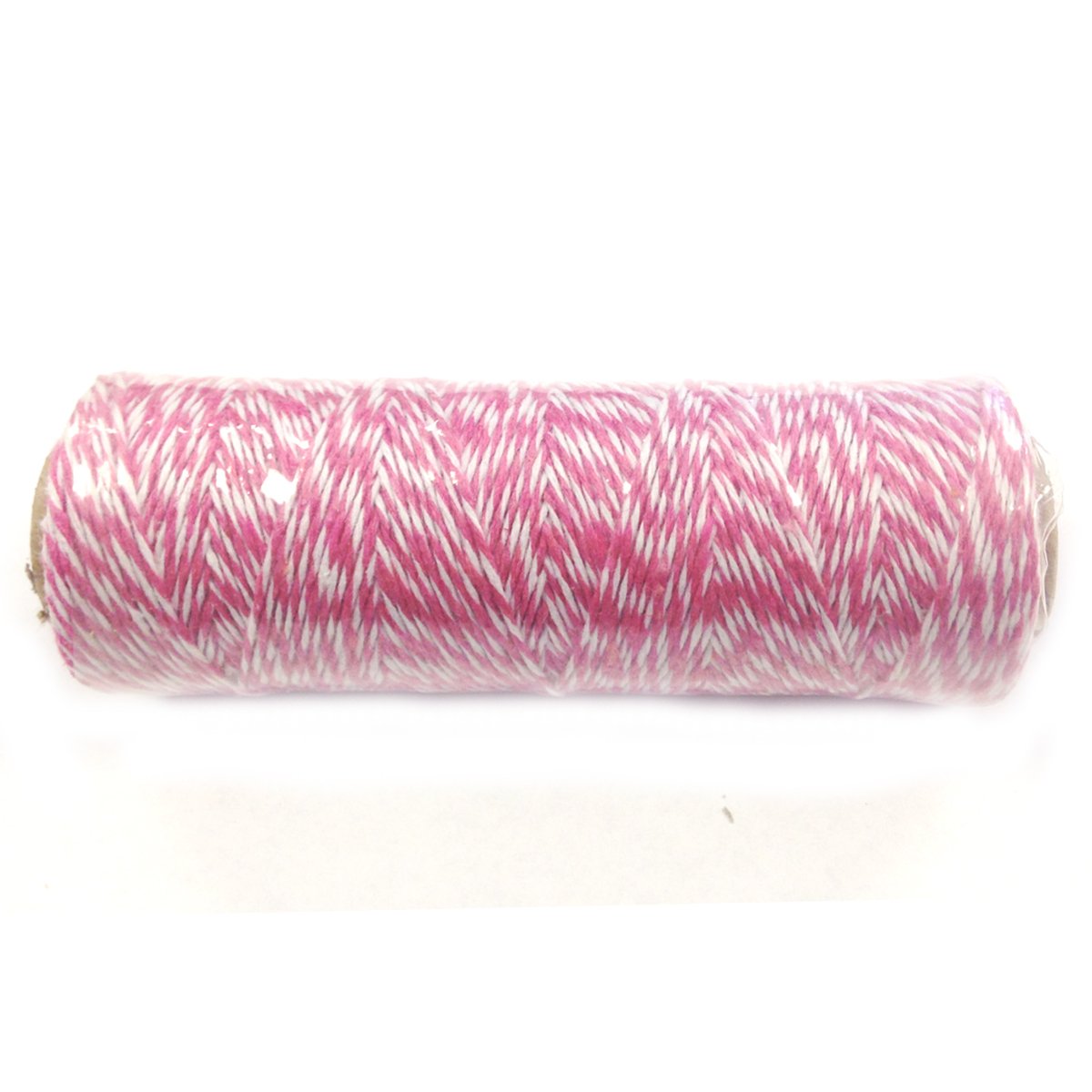 Wrapables Ficelle de boulanger en coton 4 plis Rose vif 100 m
