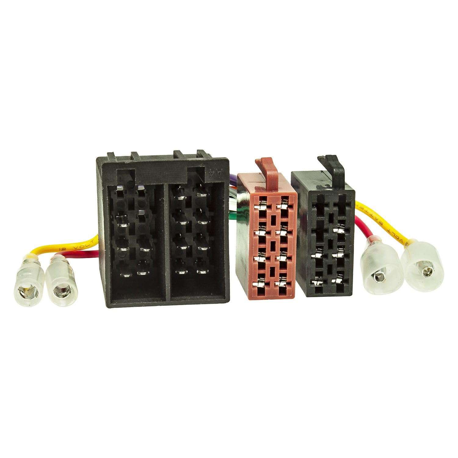 tomzz Audio 2414-028 Set di pannelli radio compatibili con Fiat Idea Lancia Musa nero con adattatore radio ISO