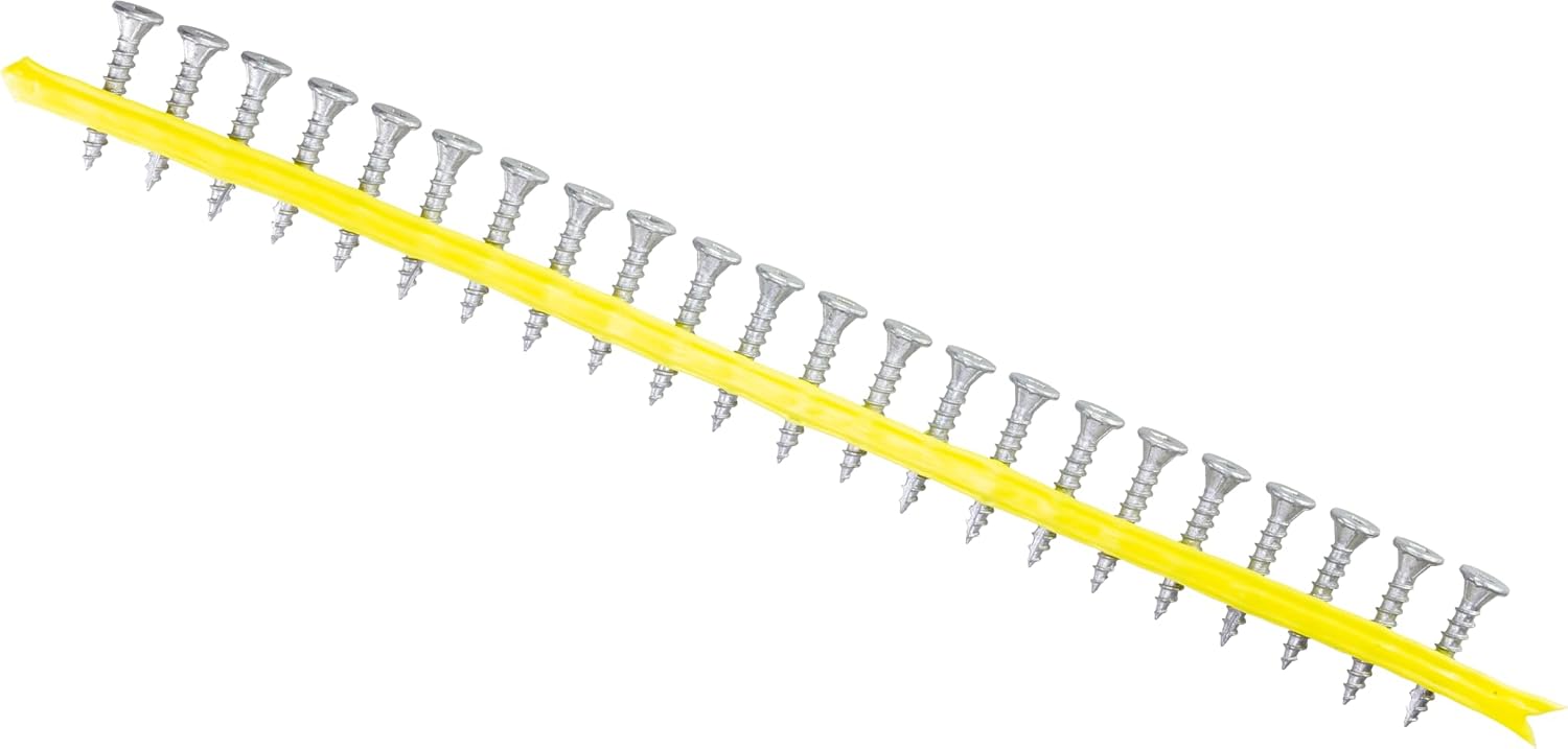 Simpson Strong-Tie CB3BLG114S CB3BLG Fiber-Cement Board Screw (Collated) #10 x 1-1/4 in. #3 SQU (1500-Qty)