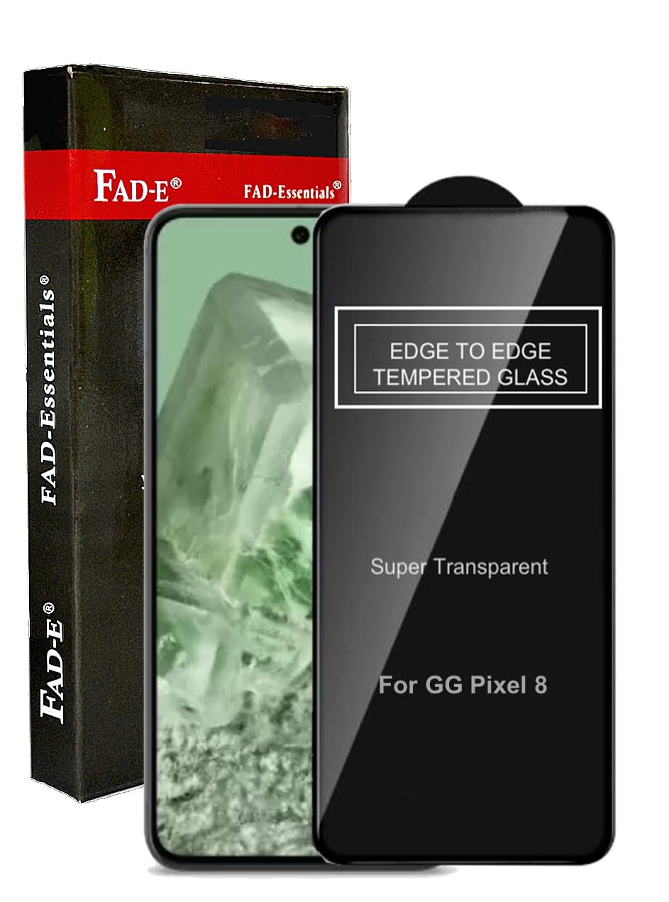 FAD-E Tempered Glass Screen Protector Guard for Google Pixel 8 (Transparent), Full Screen Coverage (B0CLRG6MKF) Amazon Price History, Amazon Price Tracker