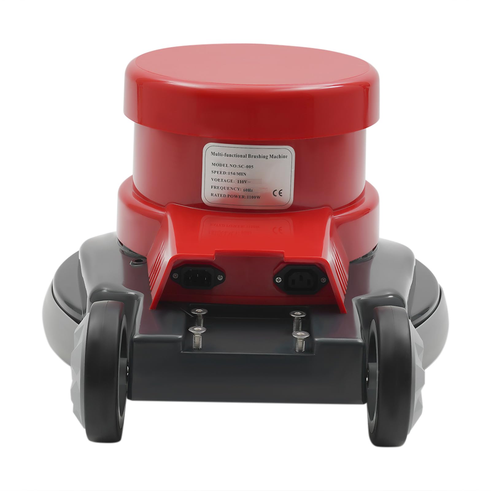 Máquina multifunción de limpieza de alfombras de 1100 W, 154 rpm | Nivel de ruido: ≤ 54 dB, pulidora con depósito de agua de 8 l, máquina de limpieza de suelos para hoteles, PP, aluminio, goma