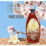 Dead Sea Collection Bubble Bath with Almond Vanilla for Women and Men - Sweet Almond Oil and Dead Sea Salt - Nourishing and Moisturizing Skin - Pack of 2 (67.6 fl.oz) - Image 3