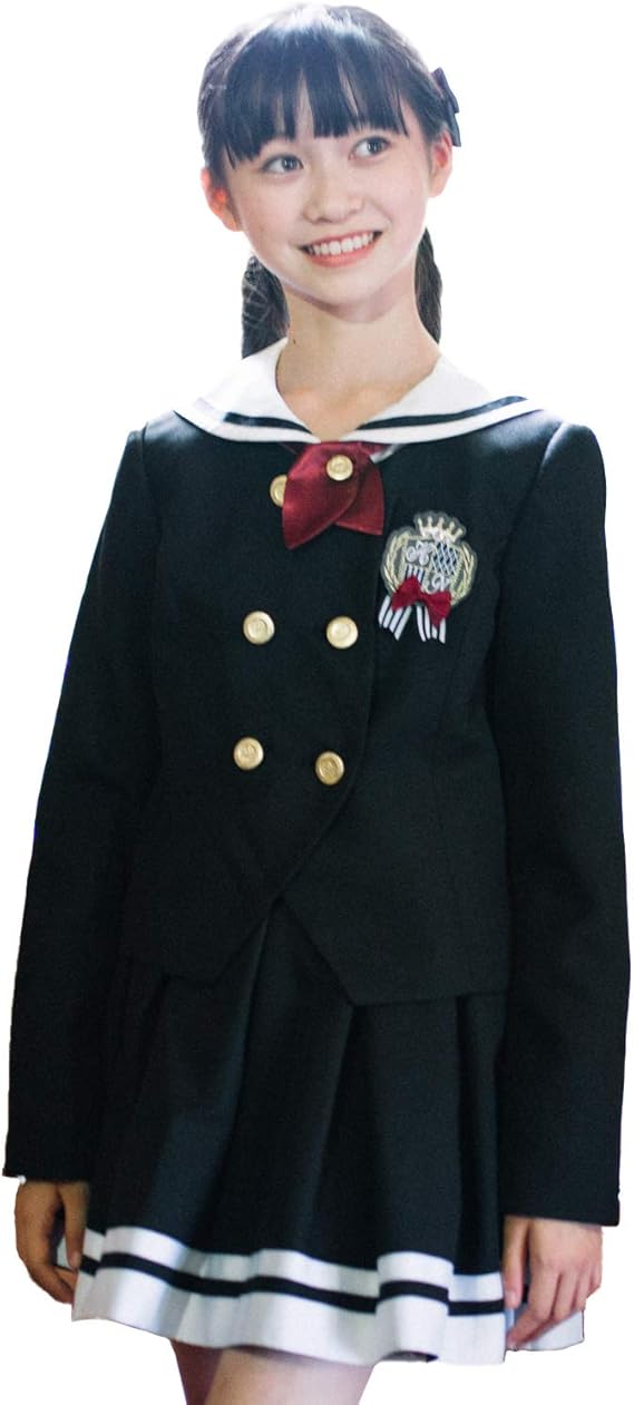 Amazon Hiromichi Nakano 卒業式 小学生 女の子 スーツ 5点セット フォーマル 女児 子供スーツ ヒロミチナカノ リトルプリンセス Little Princess 165cme ブラック 05 ワンピース チュニック 通販