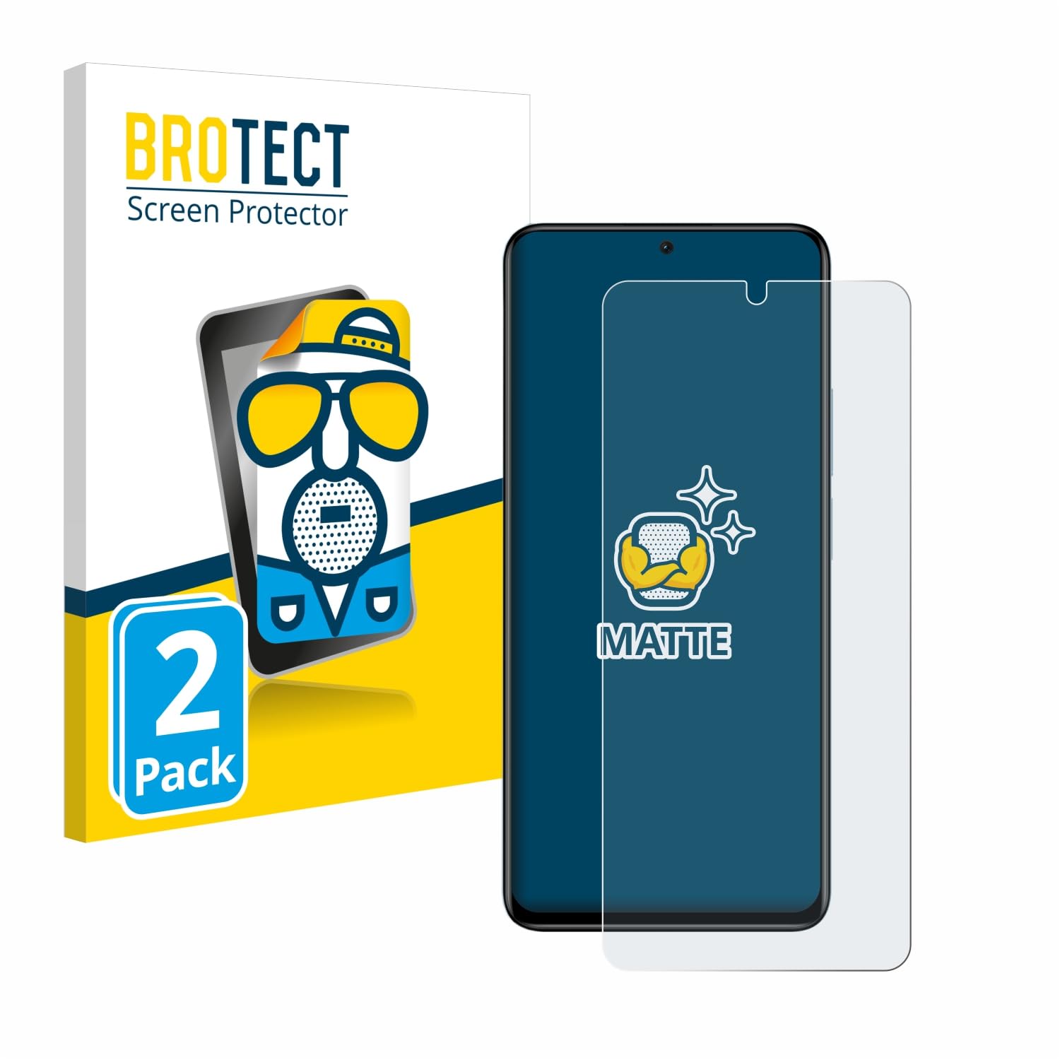 Brotect Pellicola Opaca Anti-riflesso Per Xiaomi Redmi Note 11 Pro (2 Pezzi) - 2