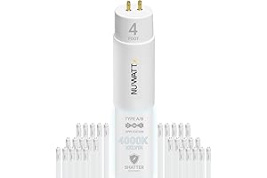 NUWATT T10 LED Light Bulb: 30 Pack 4 FT LED T8 Tube Light