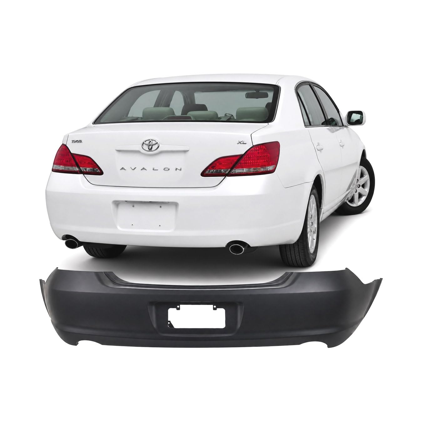 FitParts Compatible with Toyota Avalon 2005–2010 Rear Bumper Cover