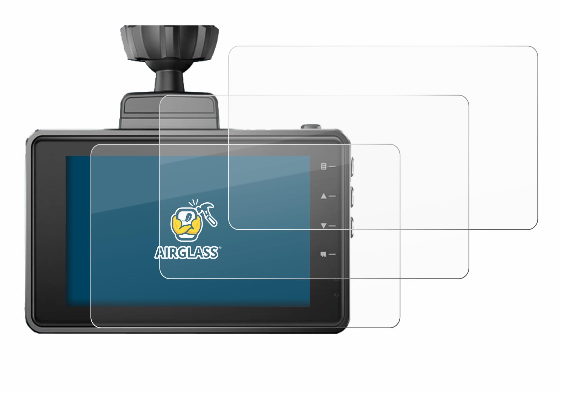 brotect Glass Screen Protector Film Compatible with Nanocam M27 (3 Pack) - Glass-Foil 9H Protection [Scratch Resistant, High Clarity]