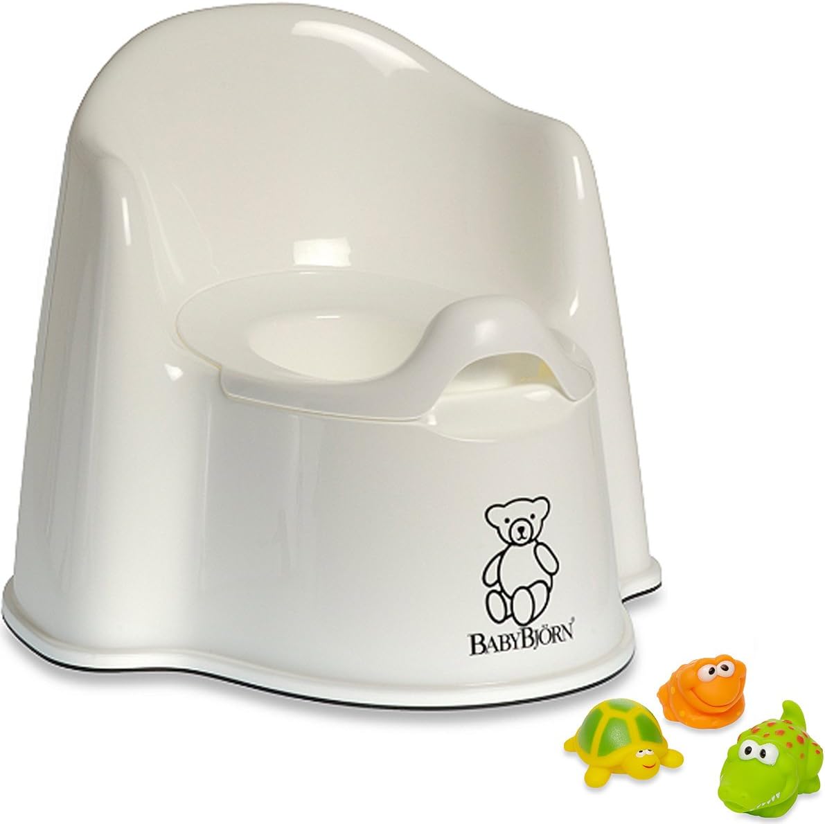 Set of Baby Jungle and White Baby Potty Chair