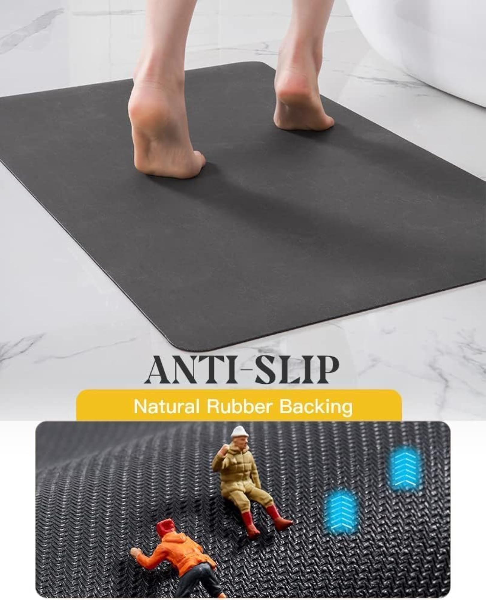 Super Soft Microfibre Bath Mat, 40x60 cm