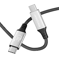 Vista 1 de Cable USB4 de 240 W de 6.6 pies [certificado USB-IF], carga PD, soporta sincronización de datos de 40 Gbps y 8K/5K @60 HZ, compatible