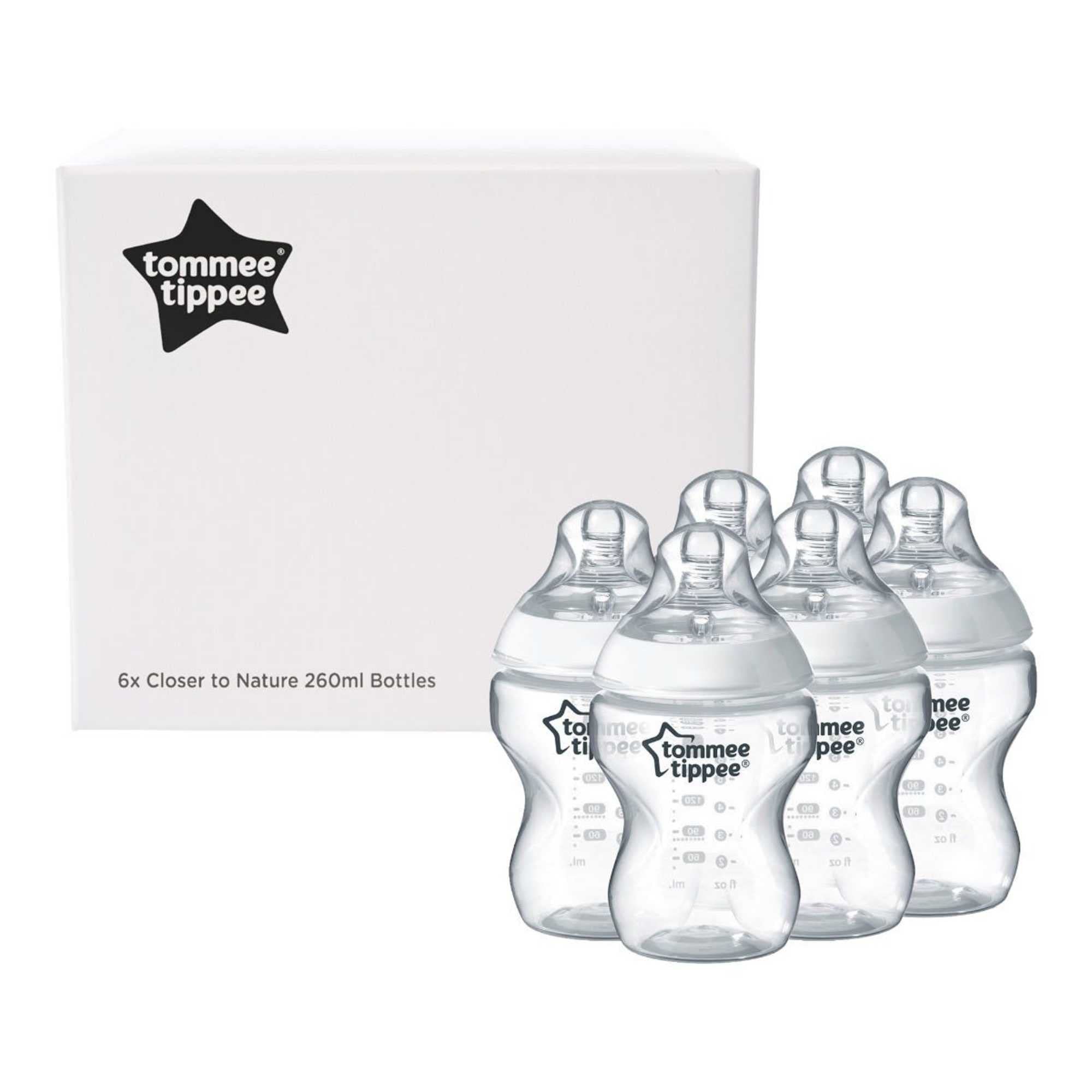 Tommee Tippee Closer to Nature® Baby Bottles, BreastLike Teat with