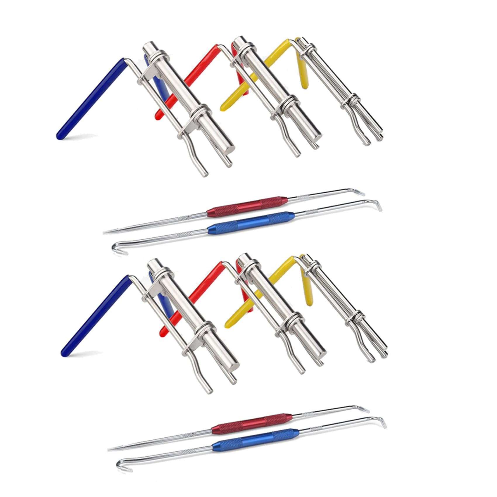 Jnchdghwa As Shown 2X Hydraulic Cylinder Rod Seal Installation Tool Kit,Hydraulic Cylinder Rebuild Repair Gland Seal Tool