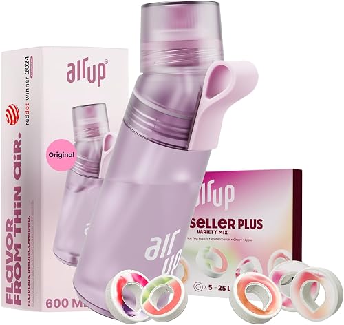 air up Gourde Twist Pro Lavender (600 ml) pour l'école, l…