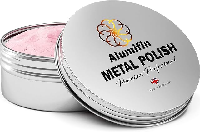 Alumifin Metal Polish - Chrome Cleaner - for Stainless Steel - Aluminium Polishing - Brass - Copper - Beautify your metal to the higher shine - (250g)