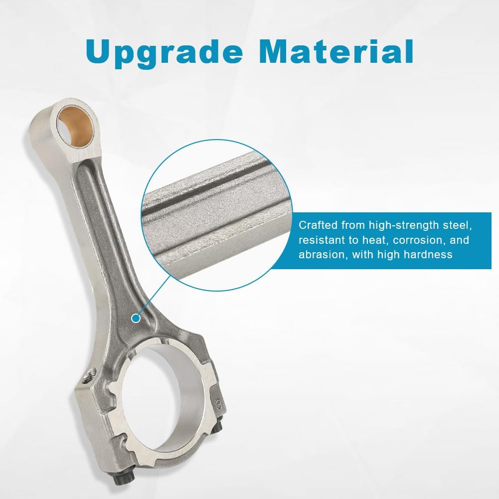 JDMON 1PCS Engine Connecting Rod Replacement for Kia Sedona Sorento 2011-2019, Cadenza Hyundai Santa Fe XL 2014-2019, Azera 2013-2017 3.3L, Santa Fe Veracruz 3.5L 2010-2012 Replacement for 23510-3L100