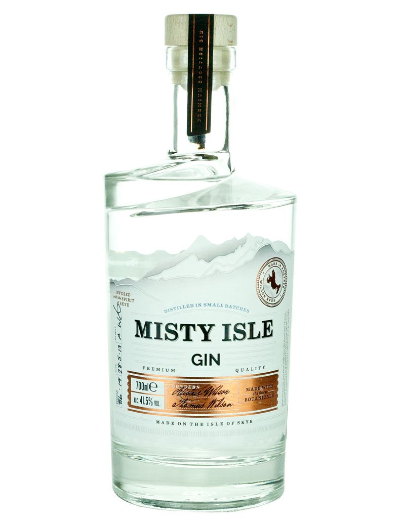 Misty Isle Classically Aromatic Gin from Isle of Skye Distillers | 70cl – 41.5% ABV | A Scottish island premium Gin | Ingredients hand grown in our distillery garden (Aromatic)